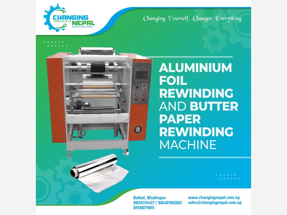 Aluminum Foil Rewinding Machine
